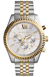 Michael Kors MK8344 Men's Watch, Silver/Gold, 44 mm