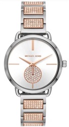 Michael Kors MK4352 — мужские часы, серебристый/розовый