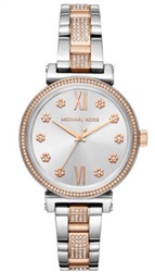 Мужские часы Michael Kors MK3880, серебристый и розовый