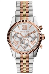 Michael Kors MK5735 Мужские часы, серый, розовое золото, жёлтый