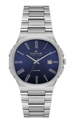 Nacar NC33-298377-ALM Silver Men's Watch