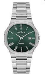 Nacar NC33-298377-ANM Silver Men's Watch