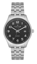 Nacar NC42-299358-ABM — серебристые мужские часы
