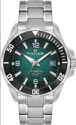 Nacar NC36-291738-ANM Silver Men's Watch