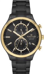 Nacar NC33-298316G-BBCM Black Men’s Watch
