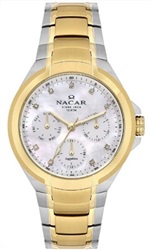 Nacar NC28-392322-CSM Men's Watch, Silver/Gold
