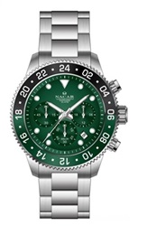 Nacar NC37-294238NB-ANM, мужские часы серебристого цвета