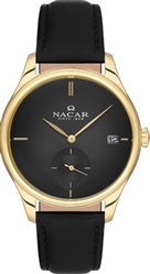 Nacar NC35-299354-DBL1 Black Men's Watch