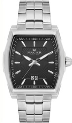 Nacar NC34-29B668-ABM Silver Men's Watch