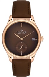 Nacar NC35-299354-RKL2 Brown Men's Watch