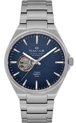 Nacar NC33-258378-ALM Silver Men's Watch