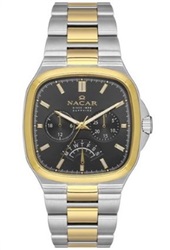 Nacar NC39-291339-CGM Men's Watch, Silver/Gold