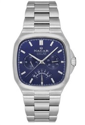 Nacar NC39-291339-ALM Silver Men's Watch