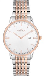 Nacar NC17-2920356-ESM Kol Saati Gümüş/rose 41 mm