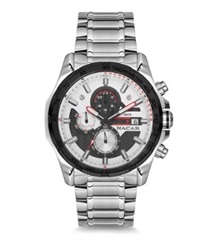 Nacar NC29-293148-ABSM Kol Saati Gümüş 46 mm