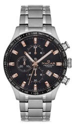 Nacar NC34-251019-TBRM Kol Saati Gümüş 44 mm.