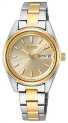 Seiko SUR354P — мужские часы, серебристо-золотистые