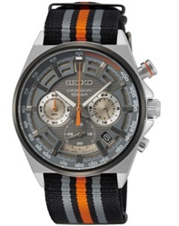 Seiko SSB403P, чёрные мужские часы 41 мм