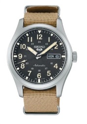 Seiko SRPG35K, светло-коричневые часы 39 мм