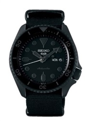 Seiko SRPD79K, чёрные наручные часы, 42,5 мм