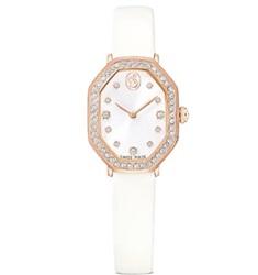 Swarovski Dextera Octagon SW5730208 Rose Gold White Watch