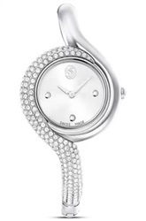 Swarovski Dextera Asymmetric watch, Swiss Made SW5700996 Kol Saati Gümüş