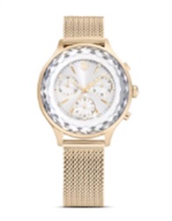 Swarovski Nova Chrono watch, Swiss Made SW5677500 Kol Saati Altın