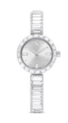 Swarovski Matrix Bangle watch, Swiss Made SW5677487 Kol Saati Gümüş