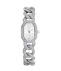 Swarovski Dextera Chain watch, Swiss Made SW5668899 Kol Saati Gümüş