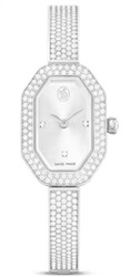Swarovski Dextera Bangle watch, Swiss Made SW5672977 Kol Saati Gümüş