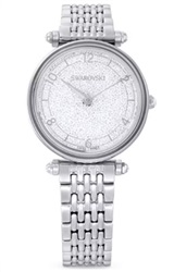 Swarovski Crystalline Wonder watch, Swiss Made SW5656929 Kol Saati Gümüş