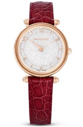 Swarovski Crystalline Wonder watch, Swiss Made SW5656905 Kol Saati Rose Gold