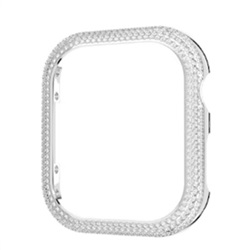 Swarovski Sparkling case compatible with Apple watch® Series 7, 41 mm SW5663567 Kol Saati Gümüş