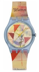 Swatch SO28Z703 — жёлтые мужские наручные часы