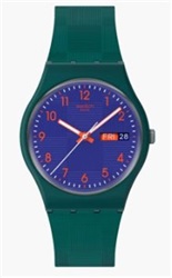 Swatch Pattern Formation SO28N706, зелёные наручные часы