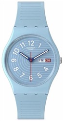 Swatch SO28S704, синие наручные часы