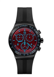 Swatch YVB417 — чёрные мужские часы