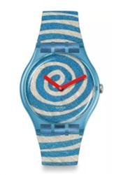 Swatch SUOZ364 Blue Watch