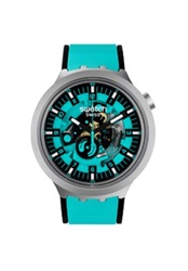 Swatch Big Bold Irony SB07S111, зелёные наручные часы