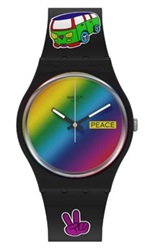 Swatch GO With The bow SO31B101 Black Watch