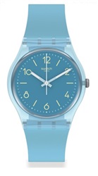 Swatch Turquoise Tonic SO28S101, бирюзовые наручные часы