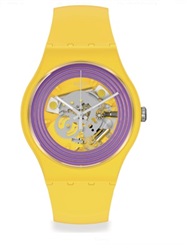 Swatch Purple Rings Yellow SO29J100 Yellow Watch