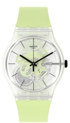 Swatch Green Daze SO29K106 Yellow Watch