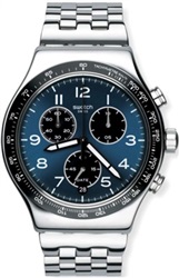 Swatch Boxengasse Again YVS423GC Silver Men's Watch