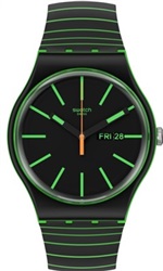 Swatch Glow This Way SO29G702 Black Watch