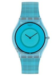 Swatch Sarı Madras 02 SS08Z102 Синие наручные часы