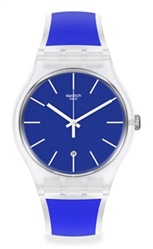 Swatch New Gent SO29K400, синие наручные часы