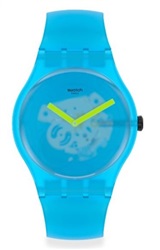 Swatch Ocean Blur SUOS112 Blue Men's Watch