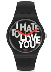 Swatch Hate 2 Love SUOB185 Black Watch