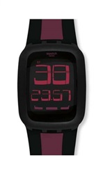 Swatch Touch Night & Pink SURB102D Kol Saati Siyah